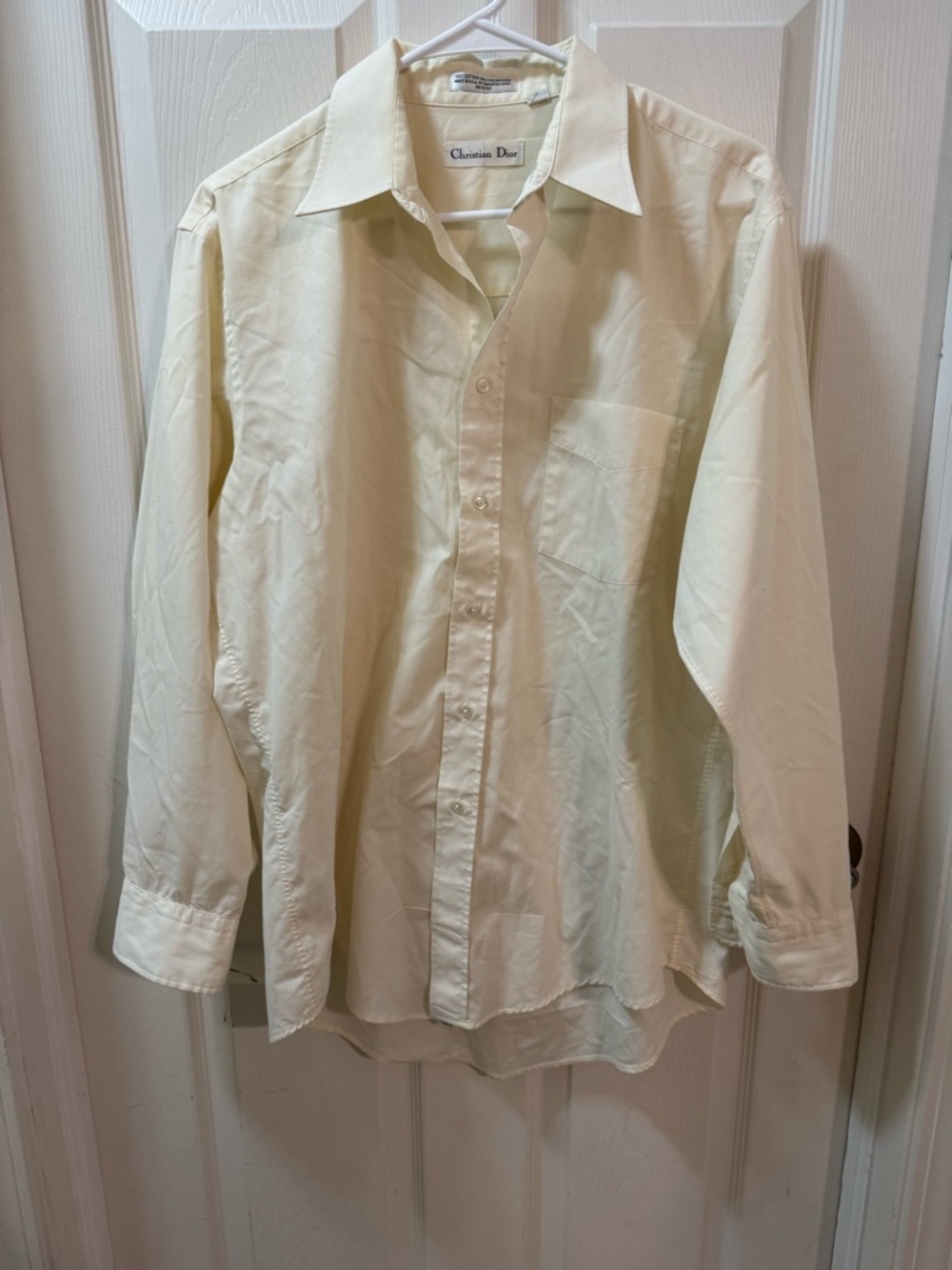 Christian Dior Mens Dress Shirt Size: 16 32/33